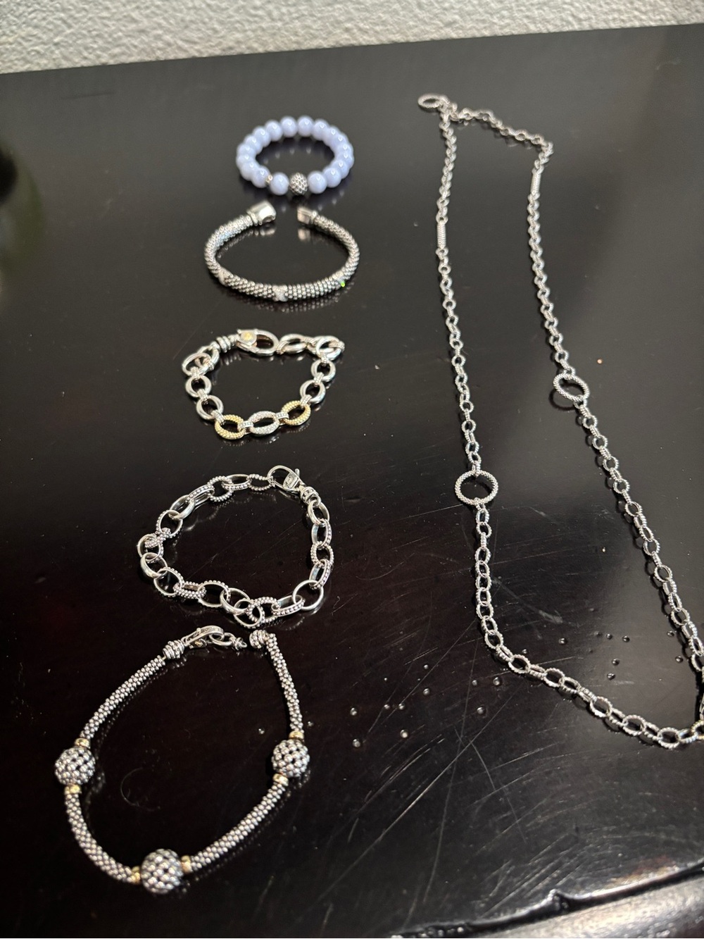 LAGOS Signature Caviar Sterling Caviar Bead Link Bracelet - Picture 2 of 2